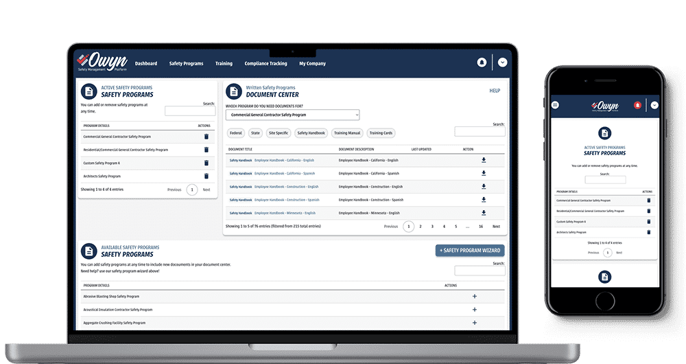 OWYN Safety Program Dashboard